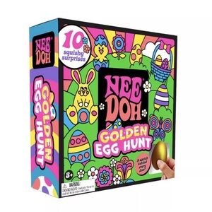 Nee Doh Golden Egg Hunt Squishy Toy Set